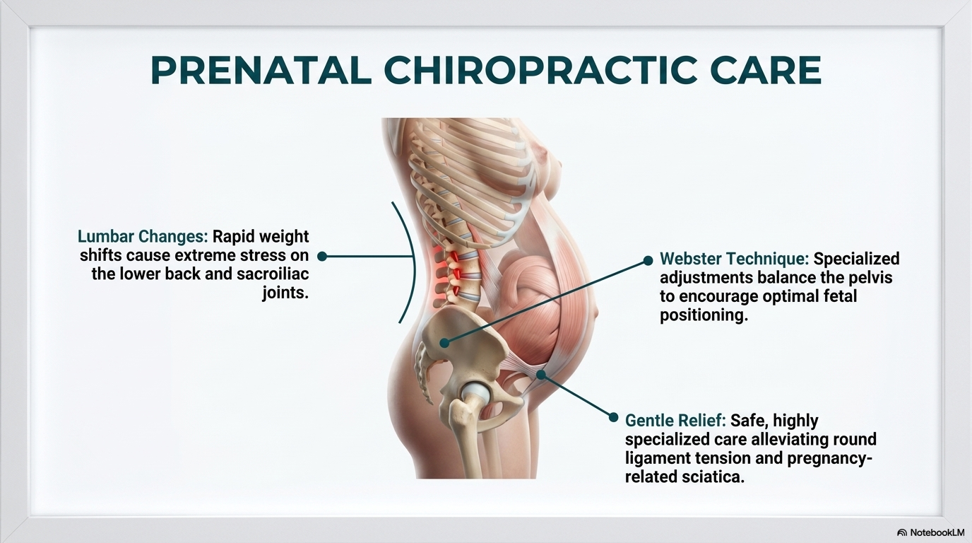 Prenatal chiropractic care — Webster technique and lumbar stress relief during pregnancy