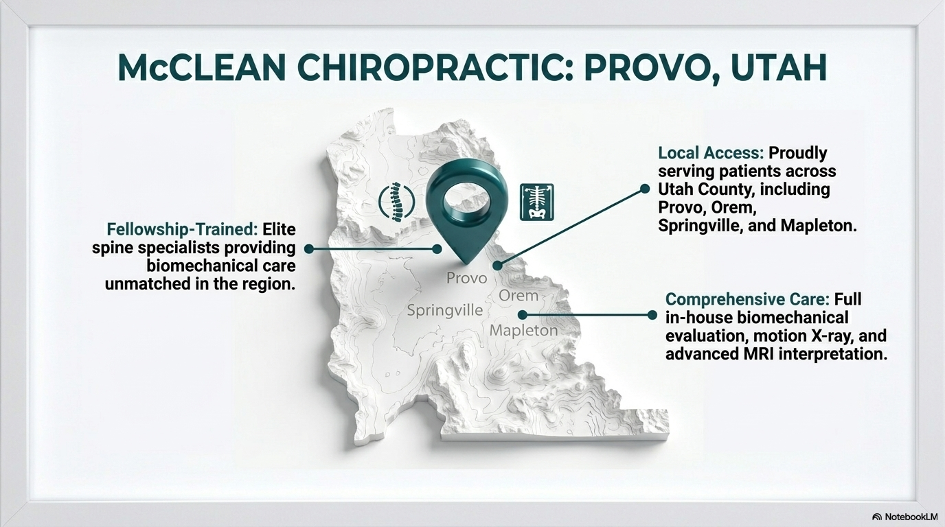 McClean Chiropractic serving Provo, Orem, Springville, Mapleton, and Vineyard in Utah County